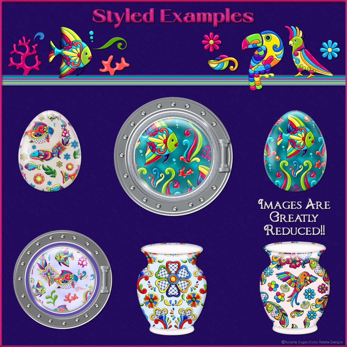 Ethnic Ceramic Folk Art PS Layer Styles by N/A