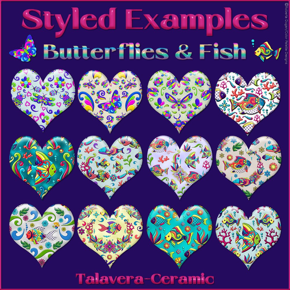 Ethnic Ceramic Folk Art PS Layer Styles by N/A