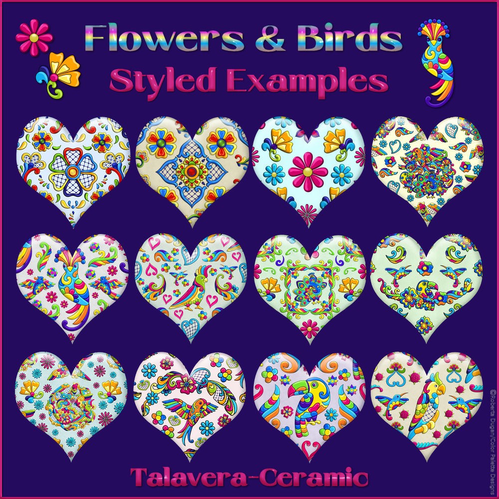 Ethnic Ceramic Folk Art PS Layer Styles by N/A