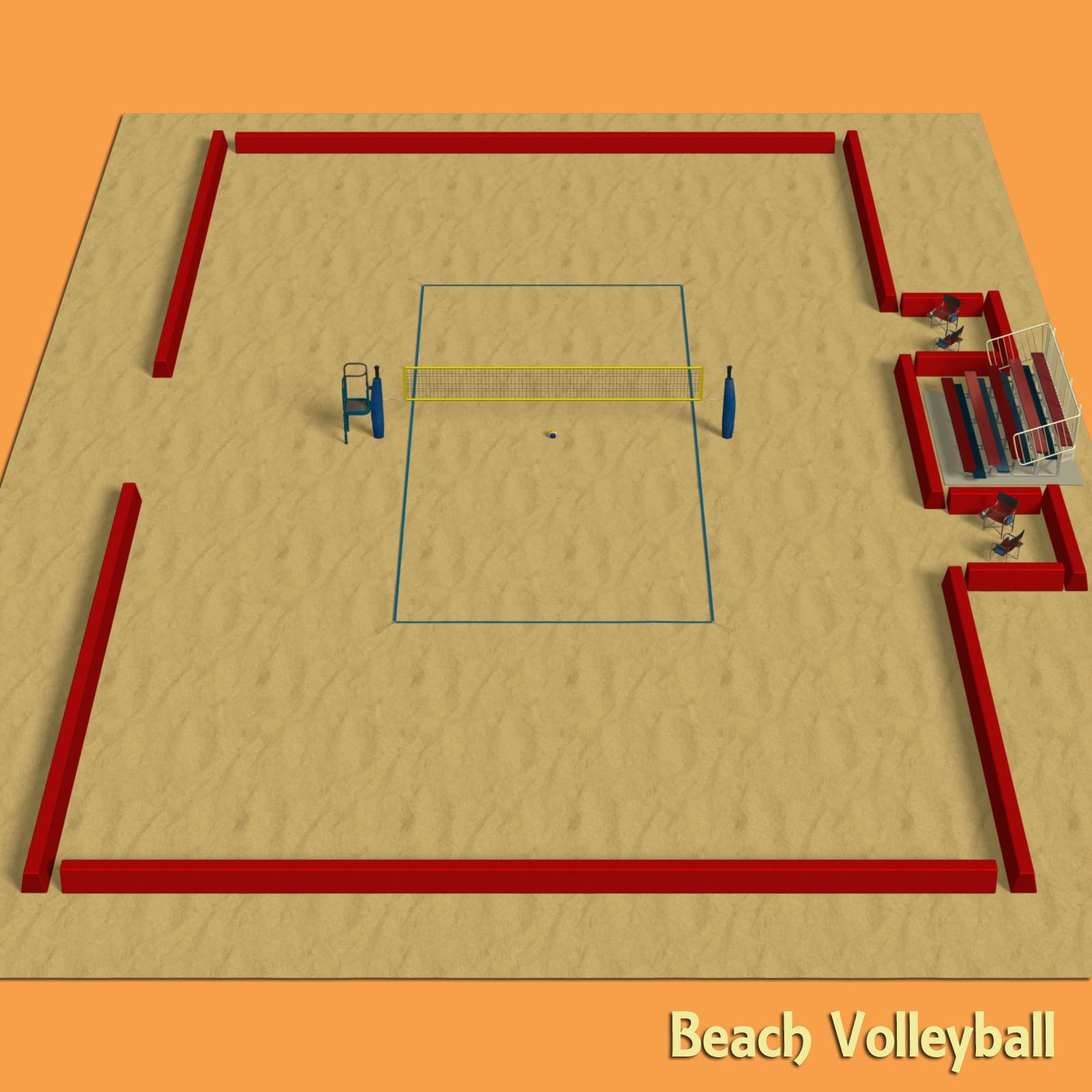Beach Volleyball Set by N/A