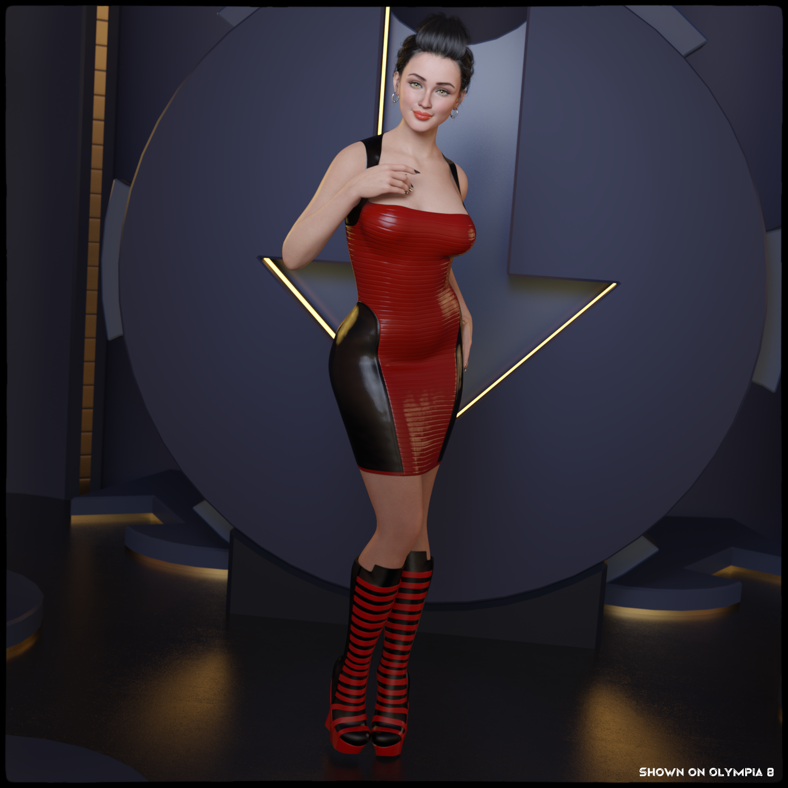 Atomic Dress G8F dForce by N/A