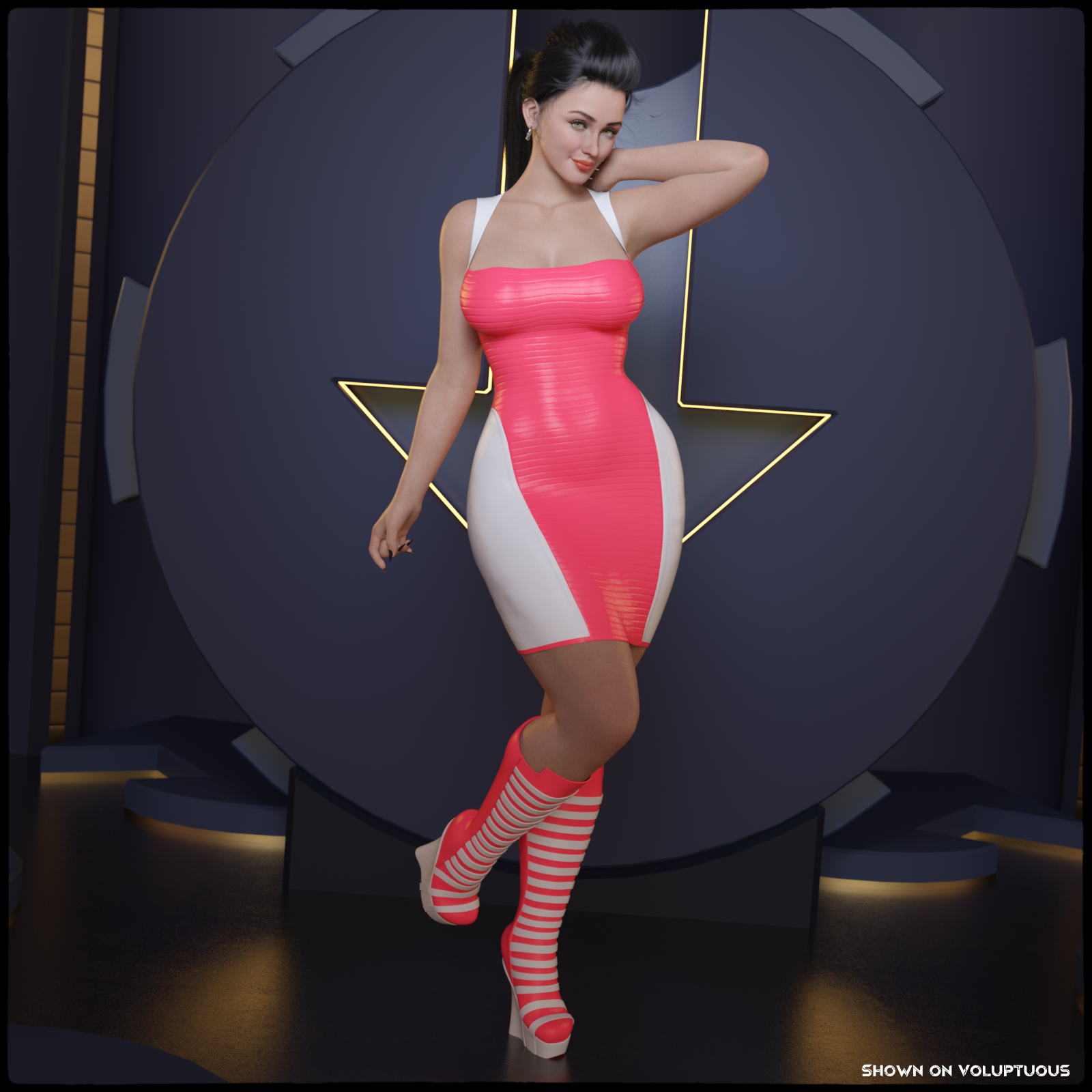Atomic Dress G8F dForce by N/A