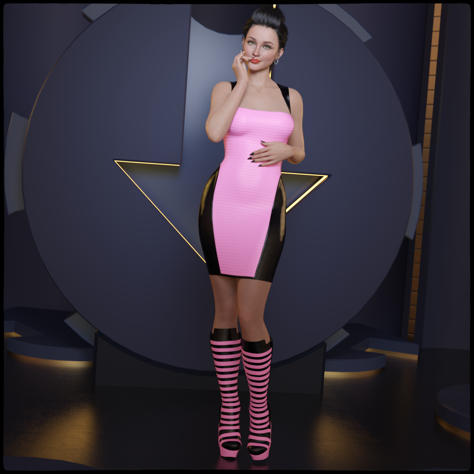 Atomic Dress G8F dForce by N/A