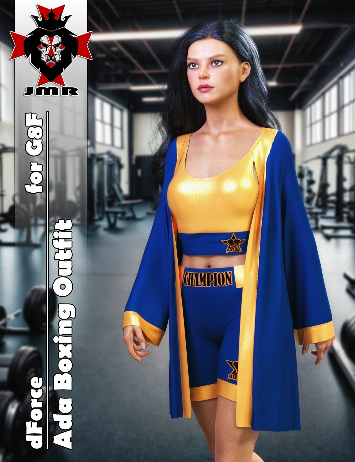 JMR dForce Ada Boxing Outfit for G8F by N/A