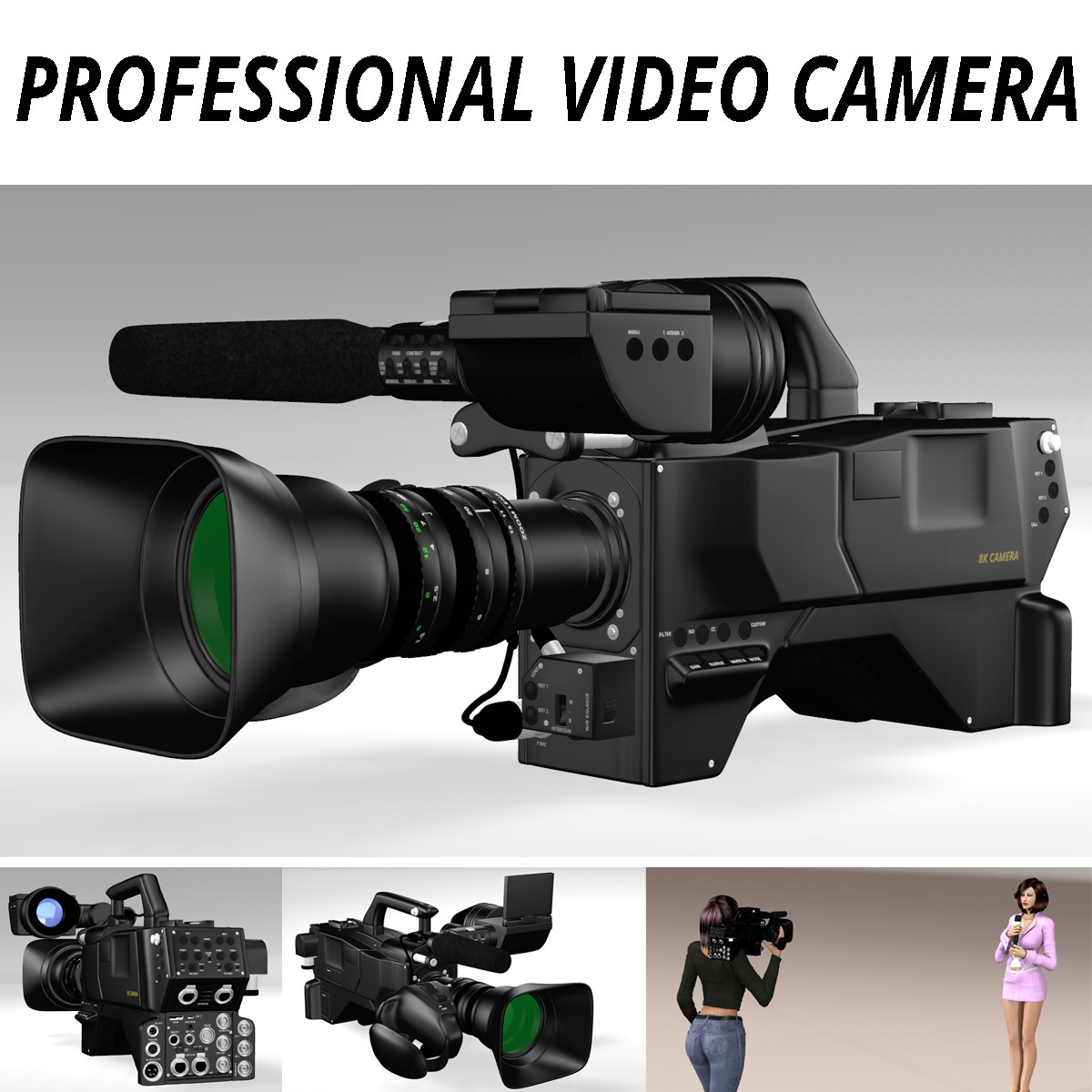Professional Video Camera by N/A