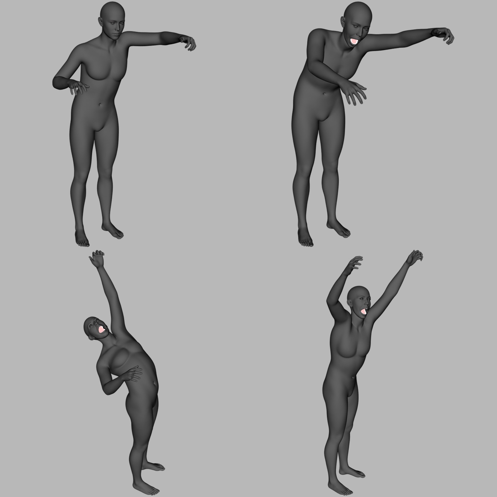 Zombie Pose Pack Genesis9 by N/A