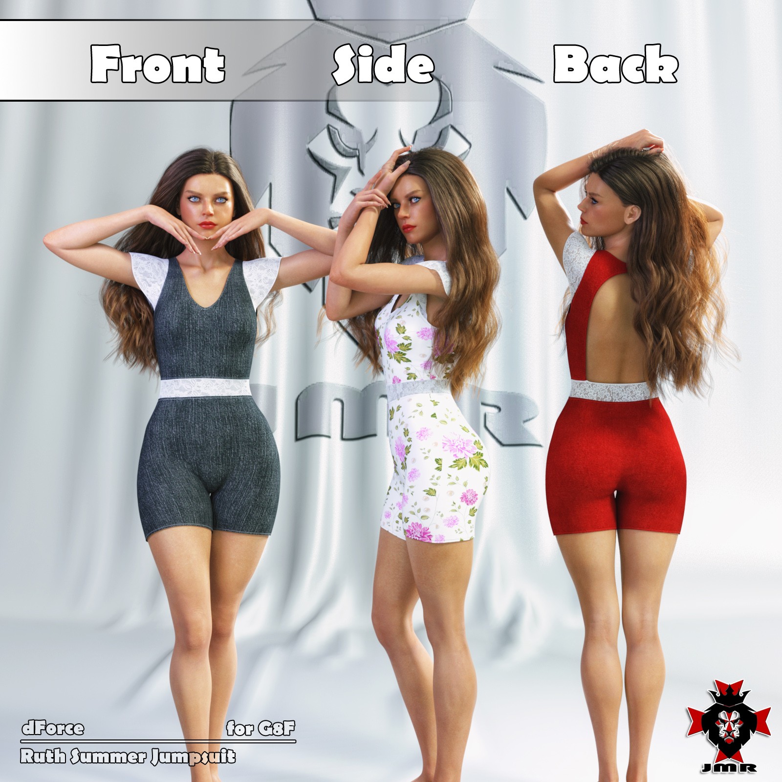 JMR dForce Ruth Summer Jumpsuit for G8F by N/A