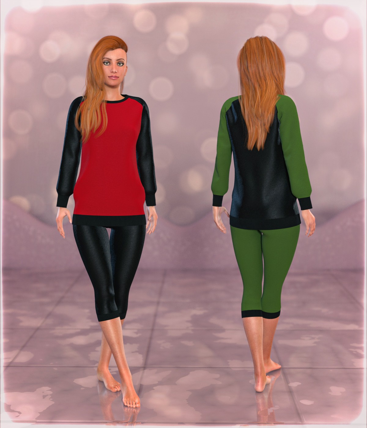 FRQ Dynamics : Casual Set for La Femme by N/A