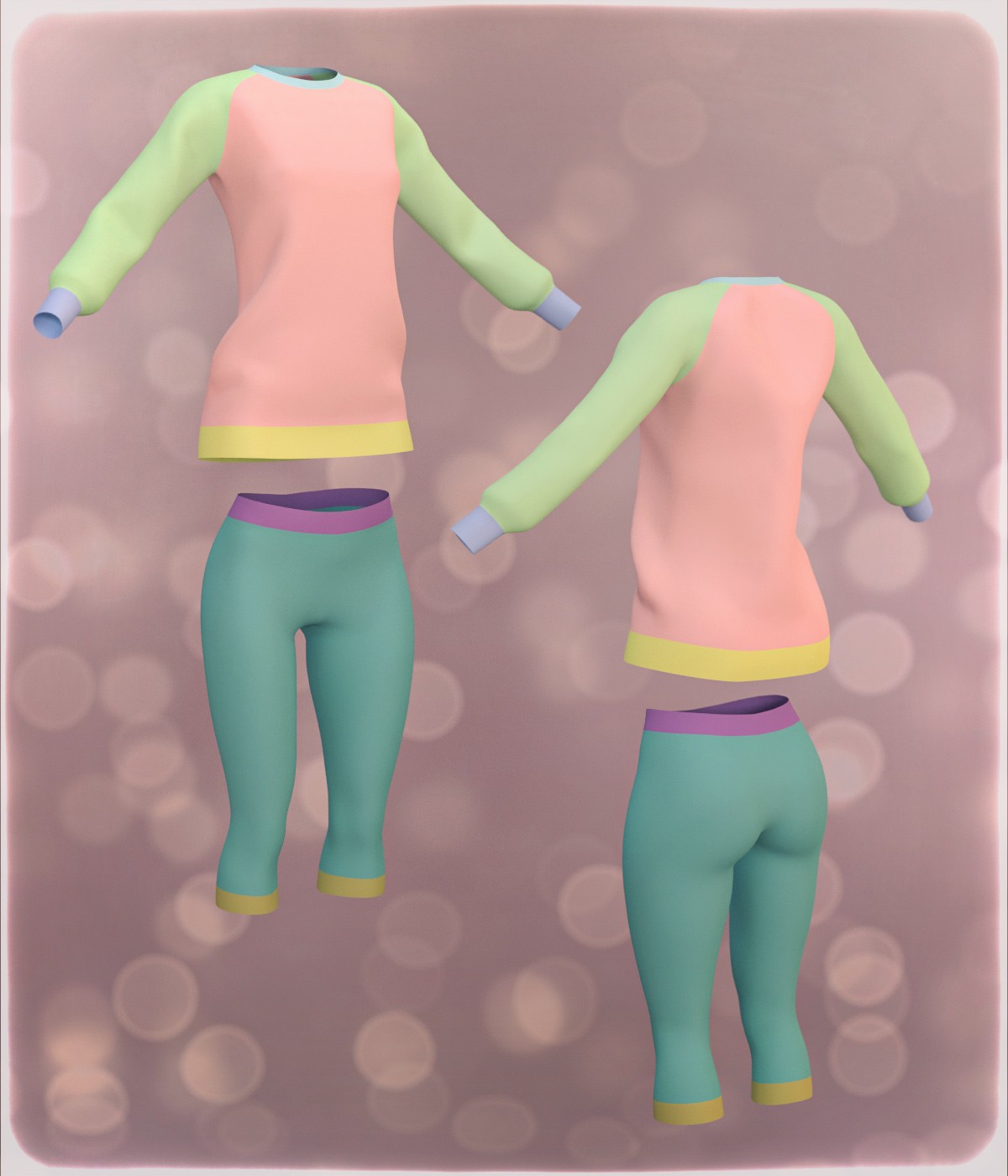 FRQ Dynamics : Casual Set for La Femme by N/A