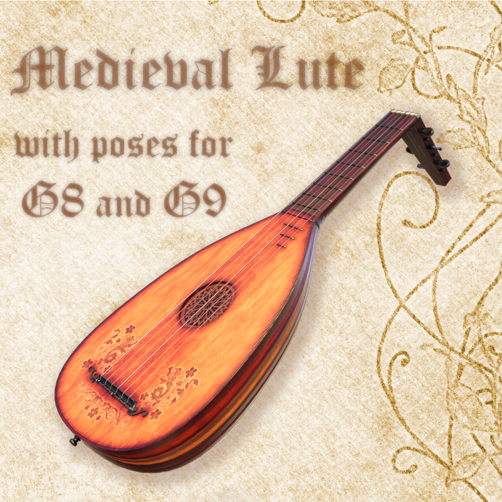 Medieval Lute by N/A