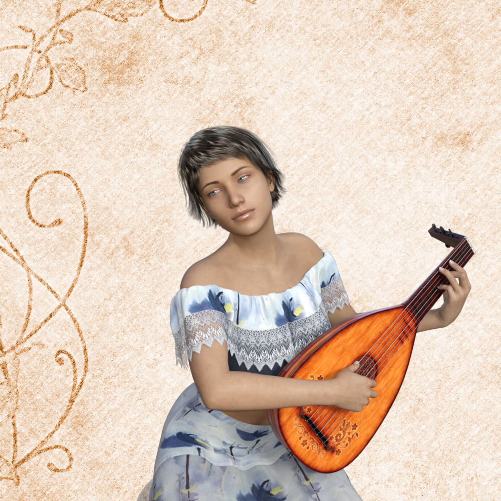 Medieval Lute by N/A