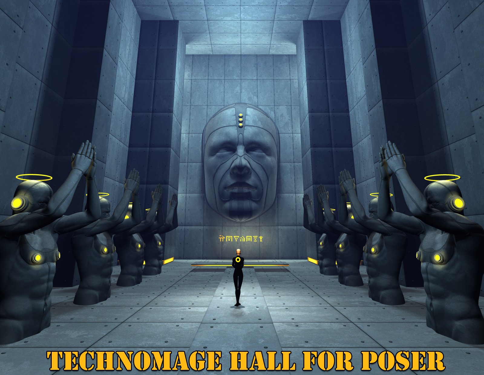 Technomage Hall for Poser by N/A