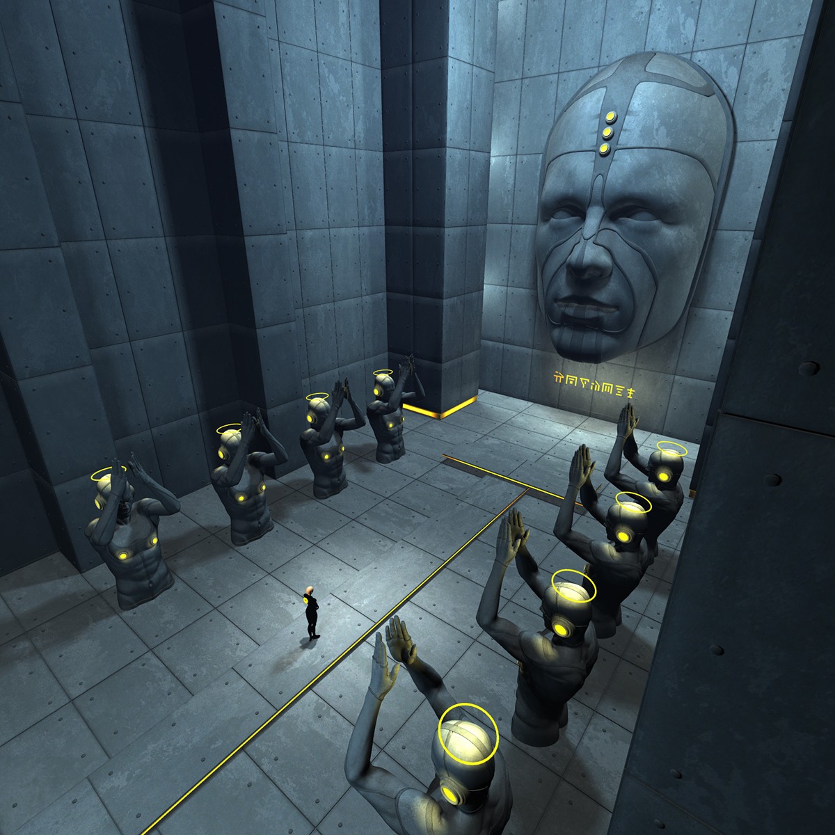 Technomage Hall for Poser by N/A