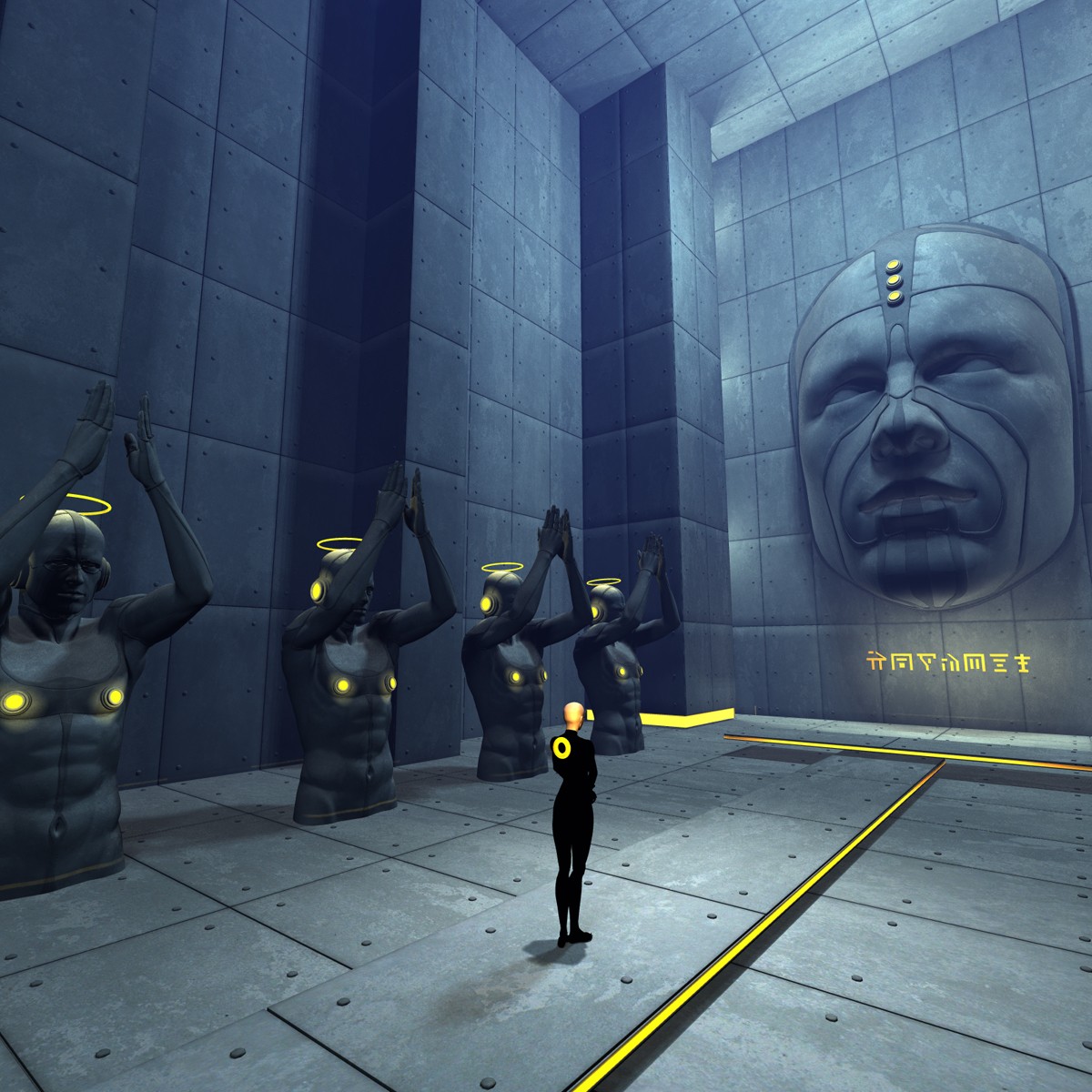 Technomage Hall for Poser by N/A