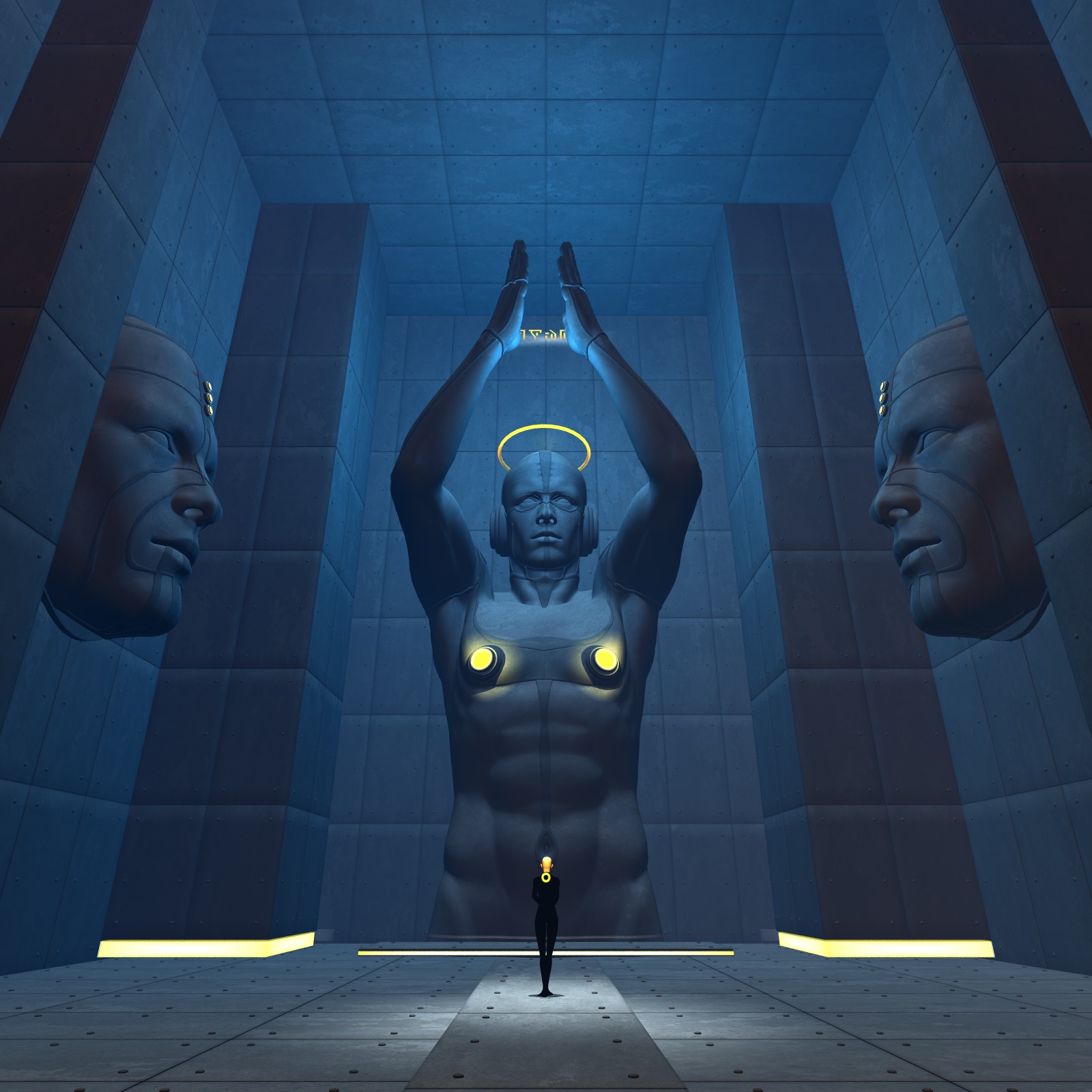 Technomage Hall for Poser by N/A