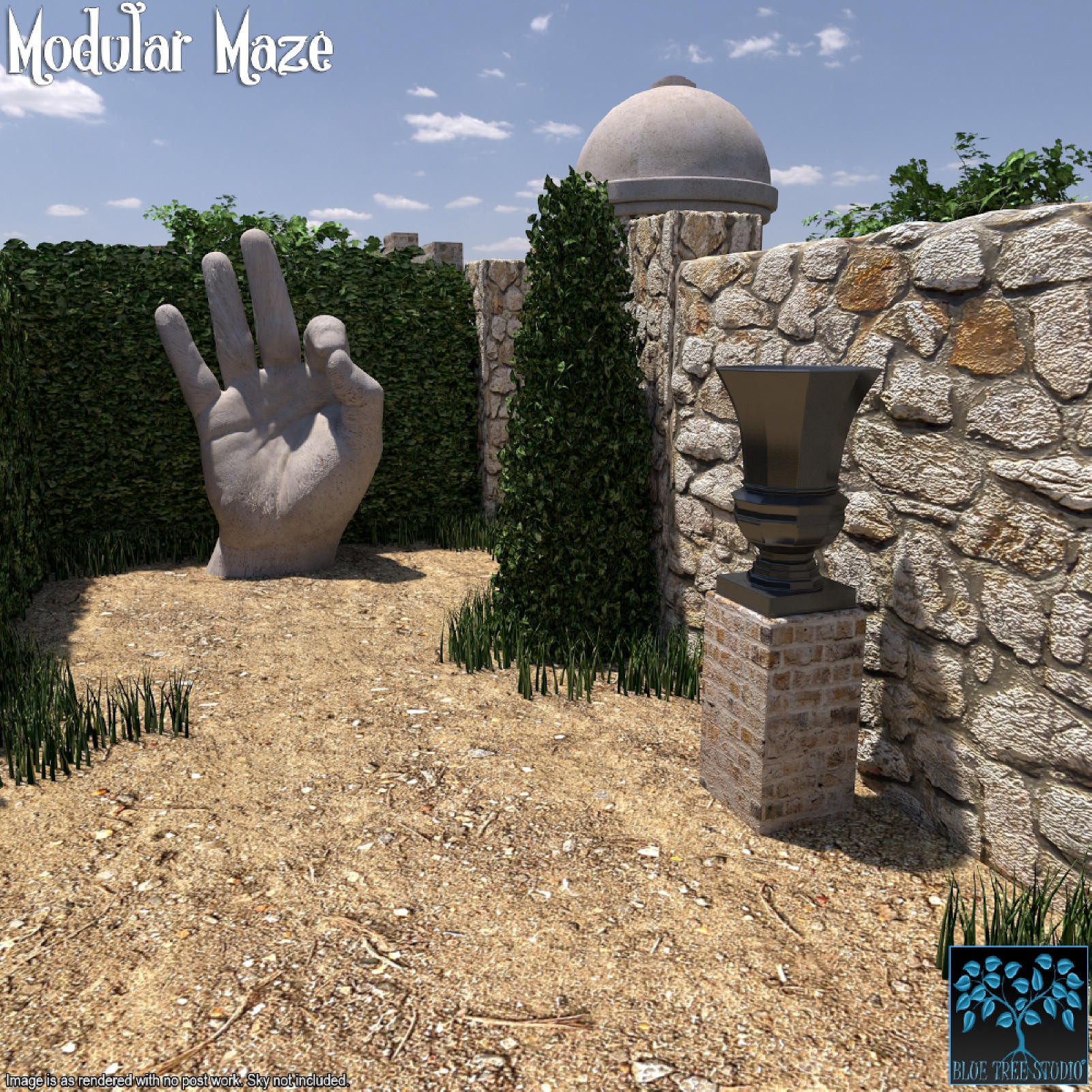 Modular Maze for Poser by N/A