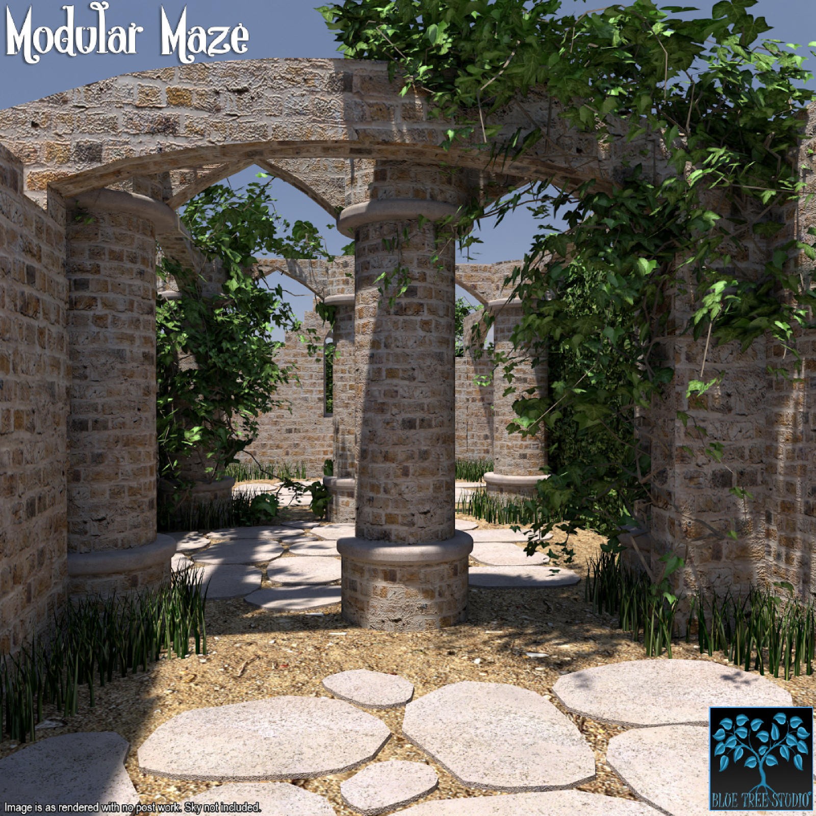 Modular Maze for Poser by N/A