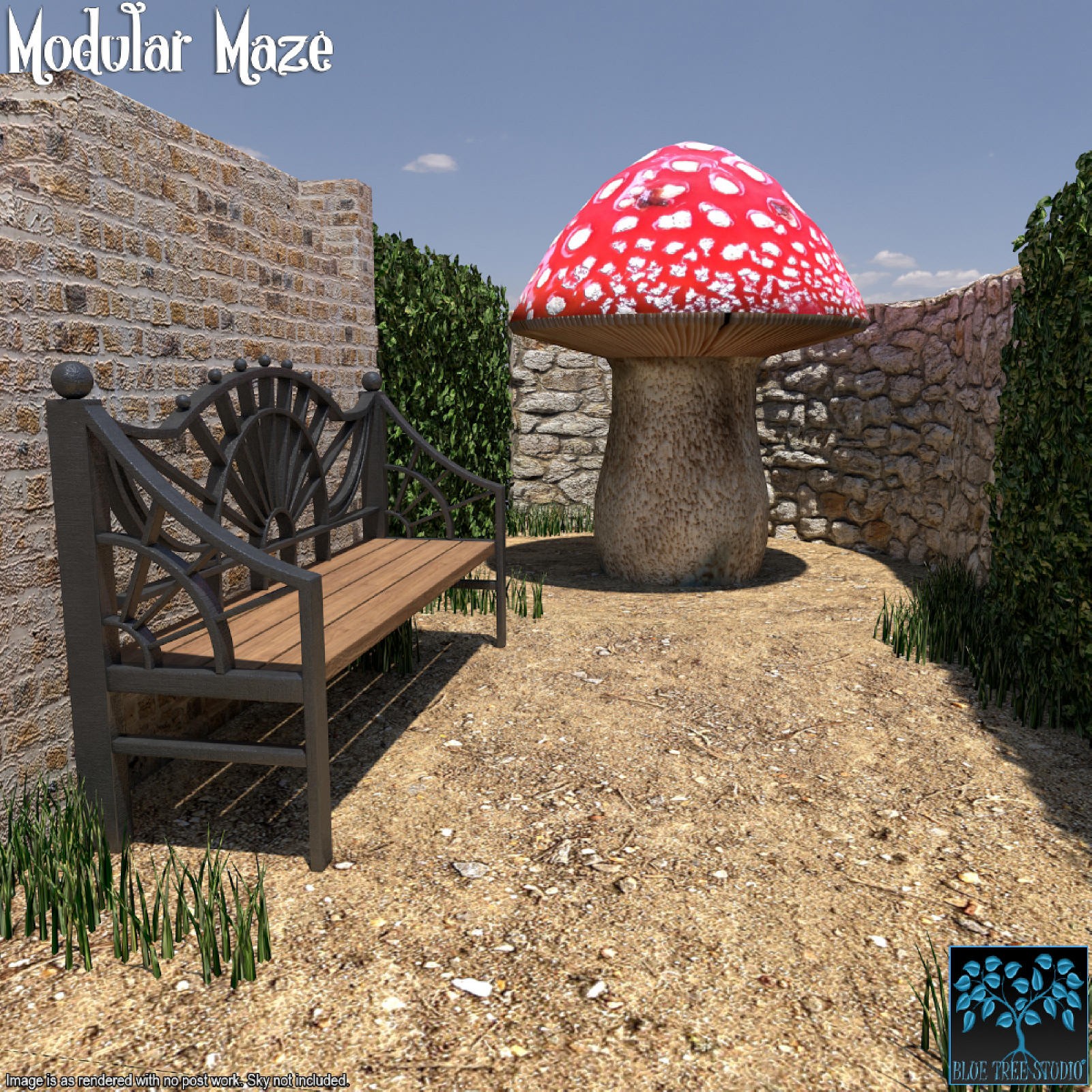 Modular Maze for Poser by N/A