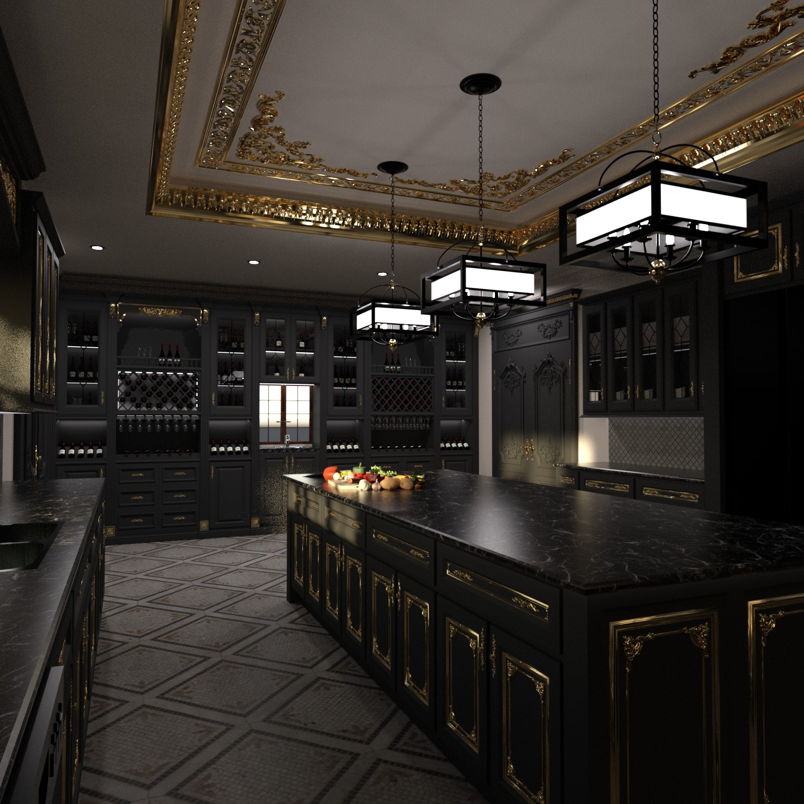 Elegant Kitchen by N/A