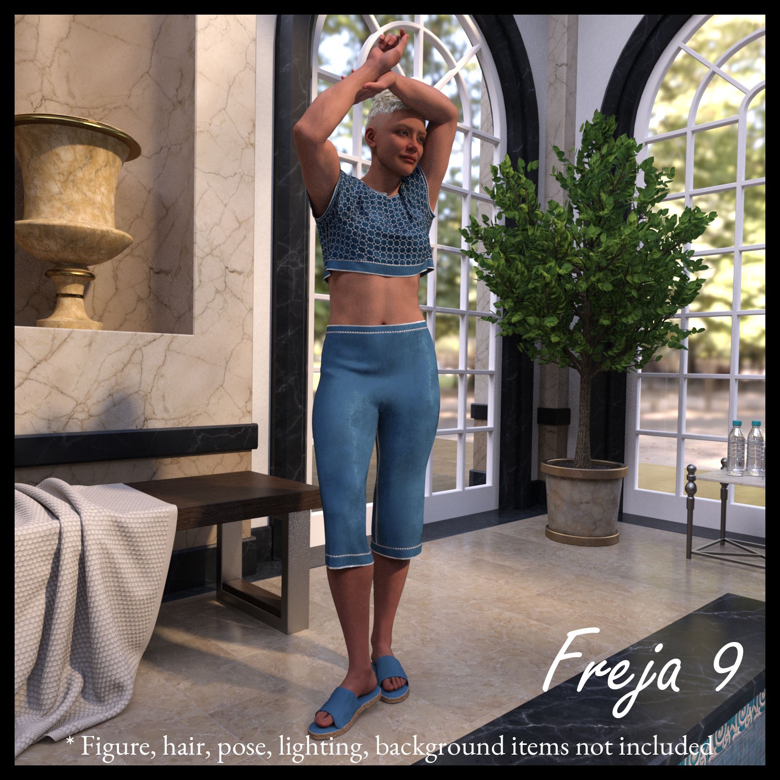 dForce Summer Outfit for G9F by N/A