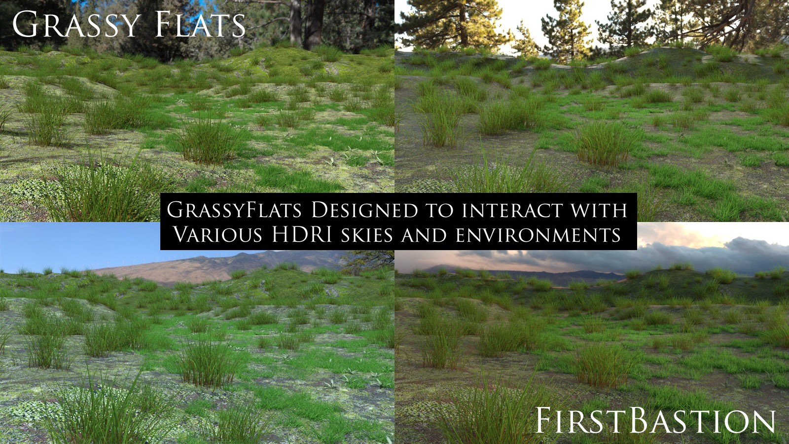 1stBastion Grassy Flats Ground Props by N/A