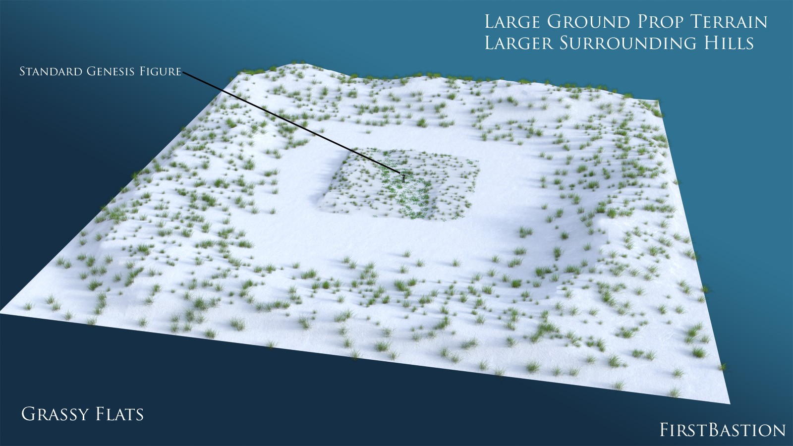 1stBastion Grassy Flats Ground Props by N/A
