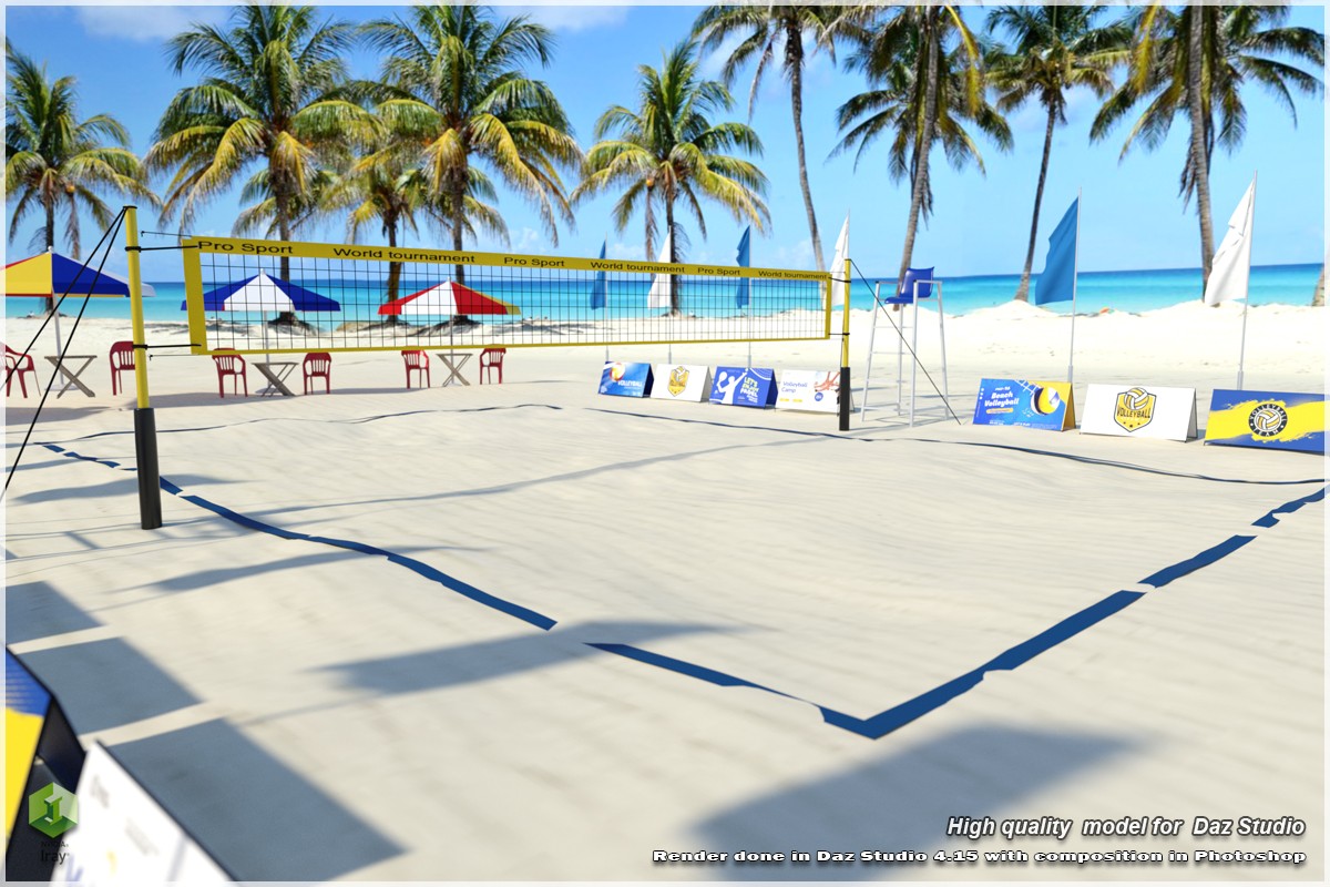 STZ Beach volleyball court by N/A