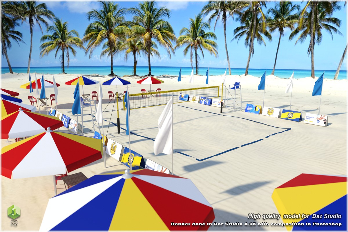 STZ Beach volleyball court by N/A