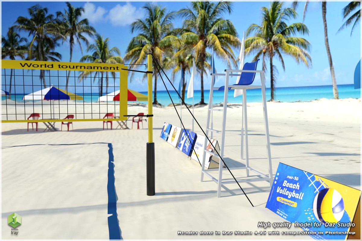 STZ Beach volleyball court by N/A