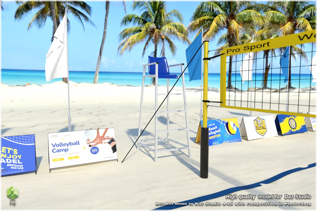 STZ Beach volleyball court by N/A