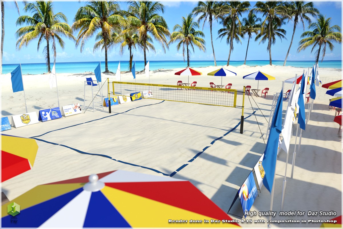 STZ Beach volleyball court by N/A