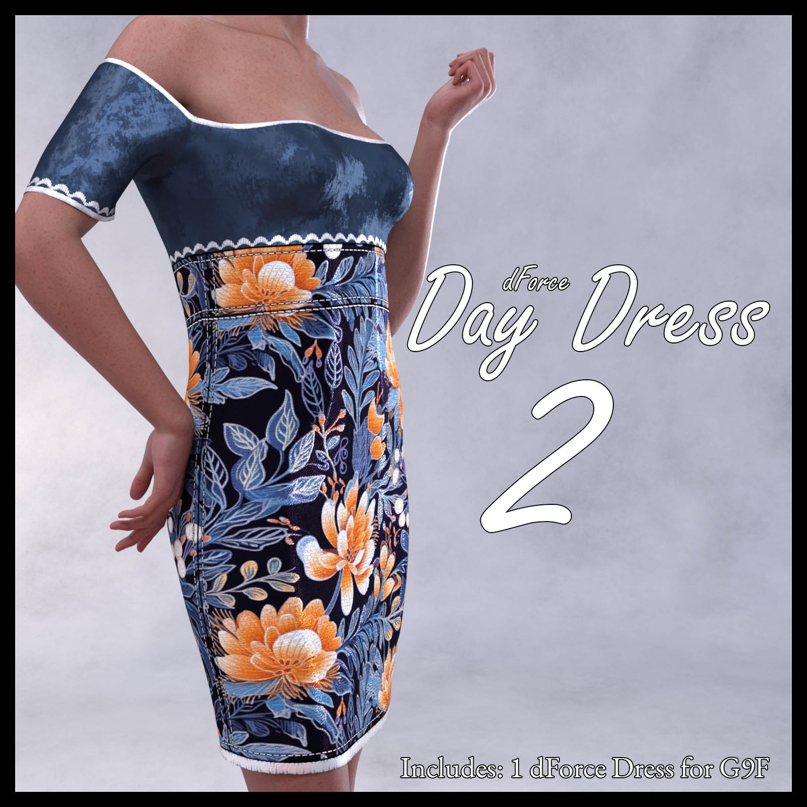 dForce Day Dress 2 for G9F by N/A