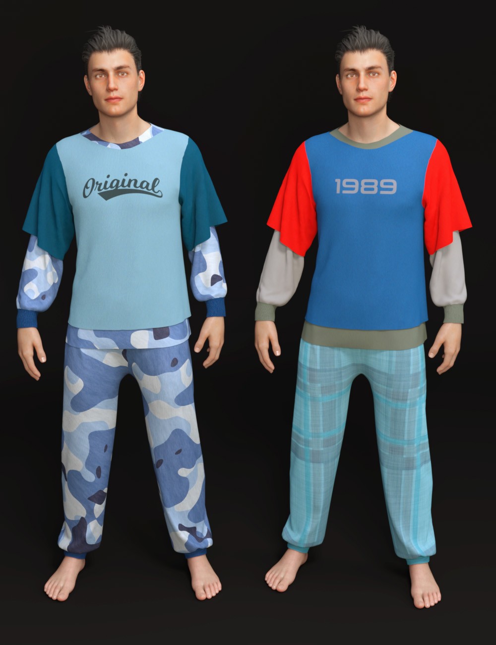 Add On for D-Force LoungeWear 2 for G8 and G8.1 Males by N/A
