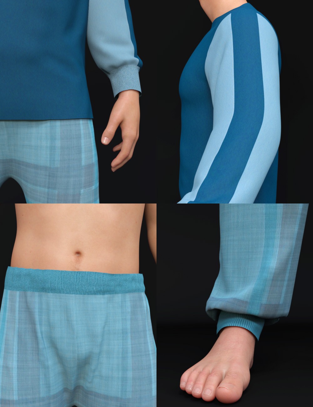 Add On for D-Force LoungeWear 2 for G8 and G8.1 Males by N/A