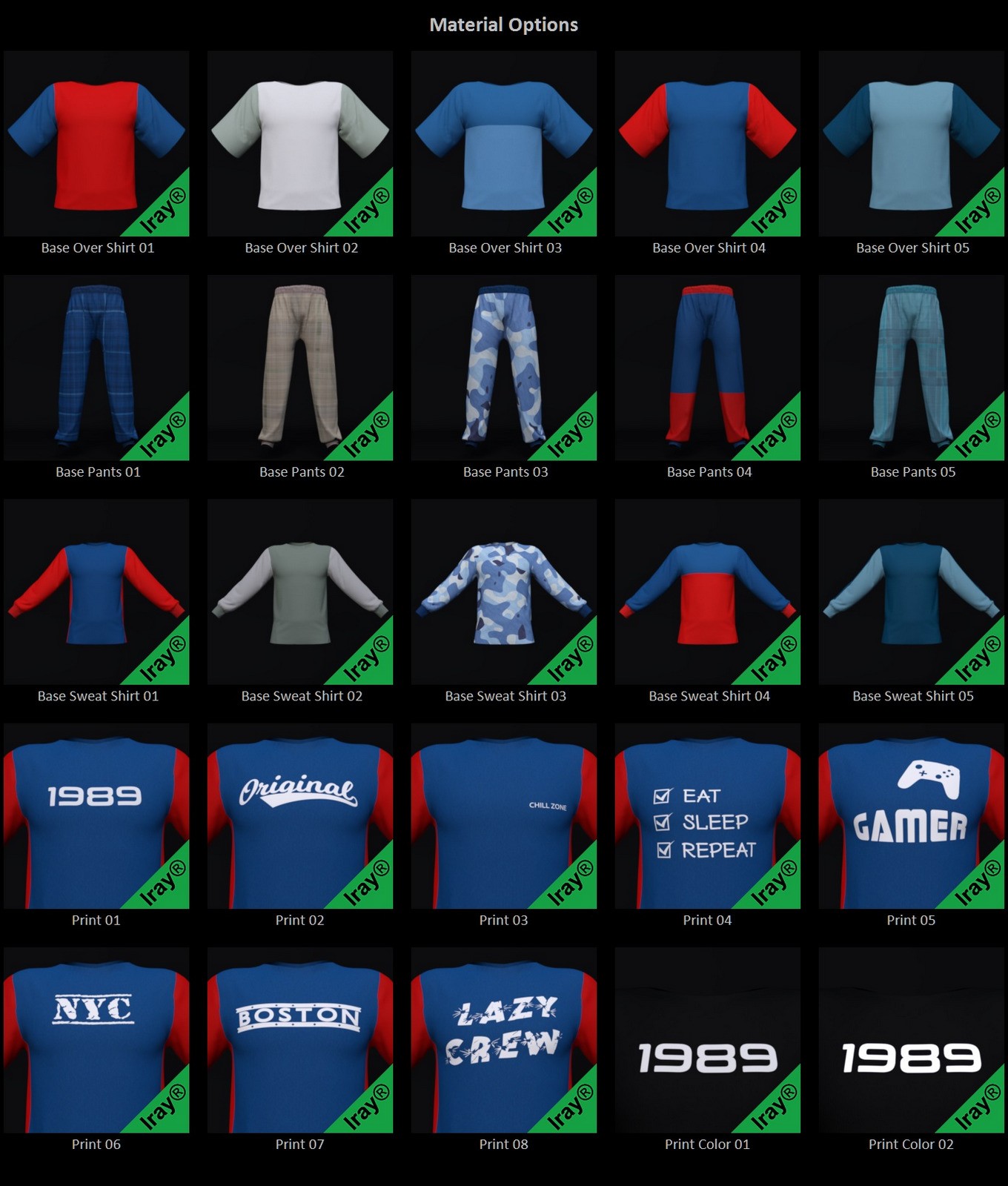 Add On for D-Force LoungeWear 2 for G8 and G8.1 Males by N/A