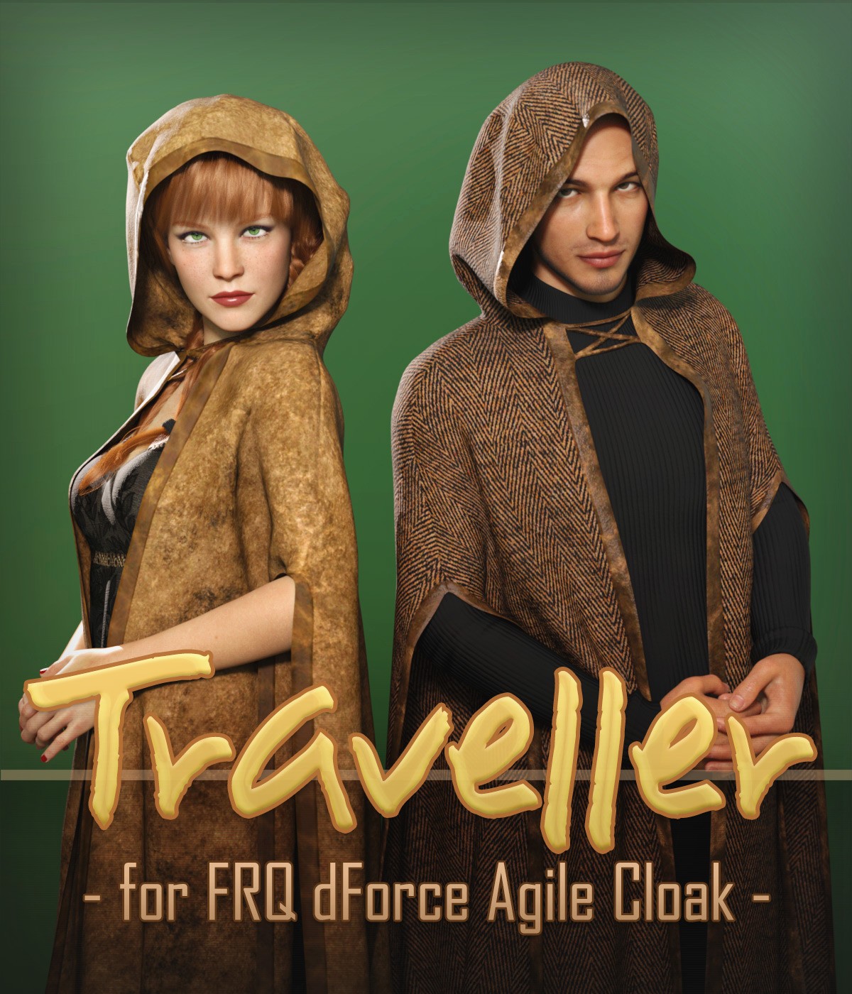 Traveller for FRQ dForce: Agile Cloak by N/A