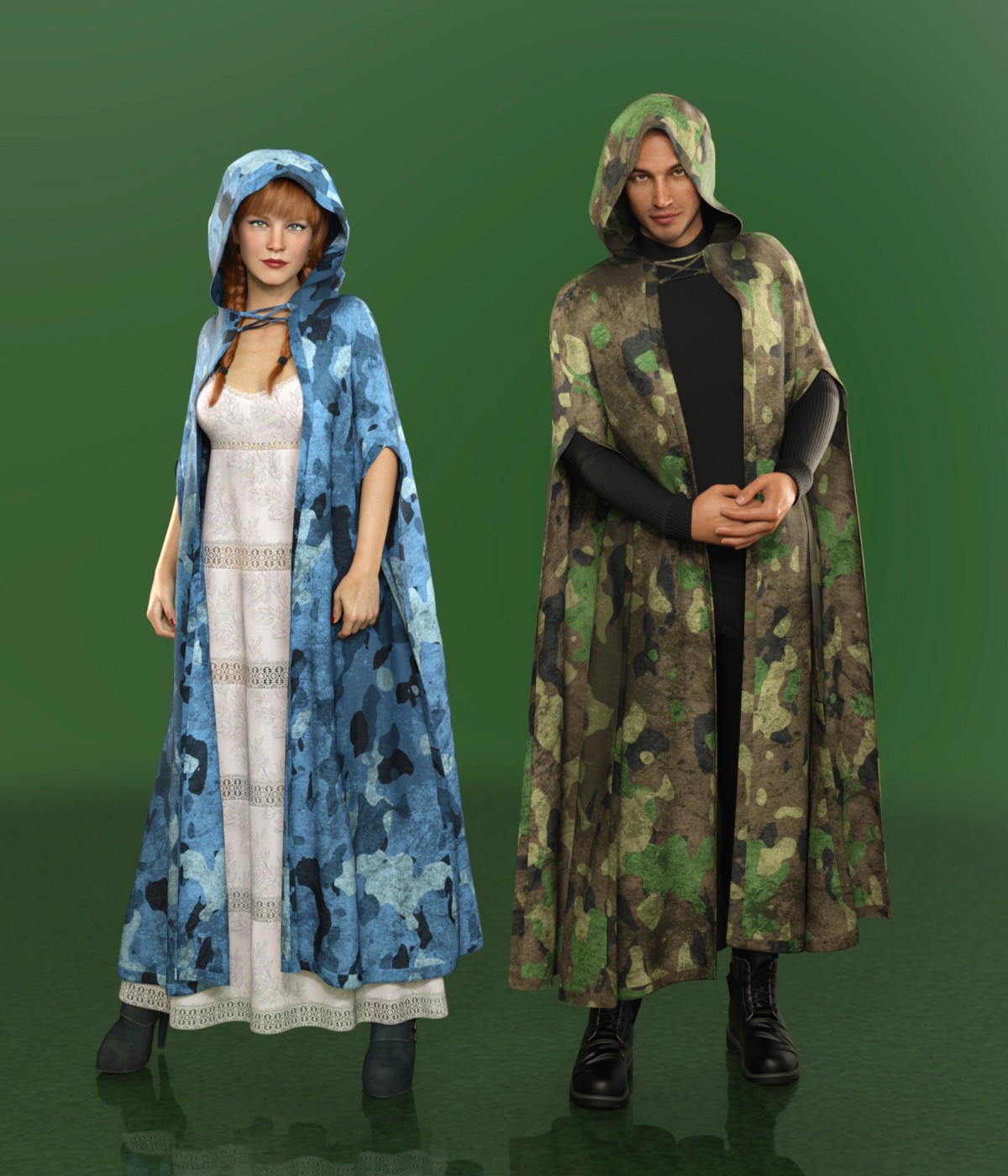 Traveller for FRQ dForce: Agile Cloak by N/A