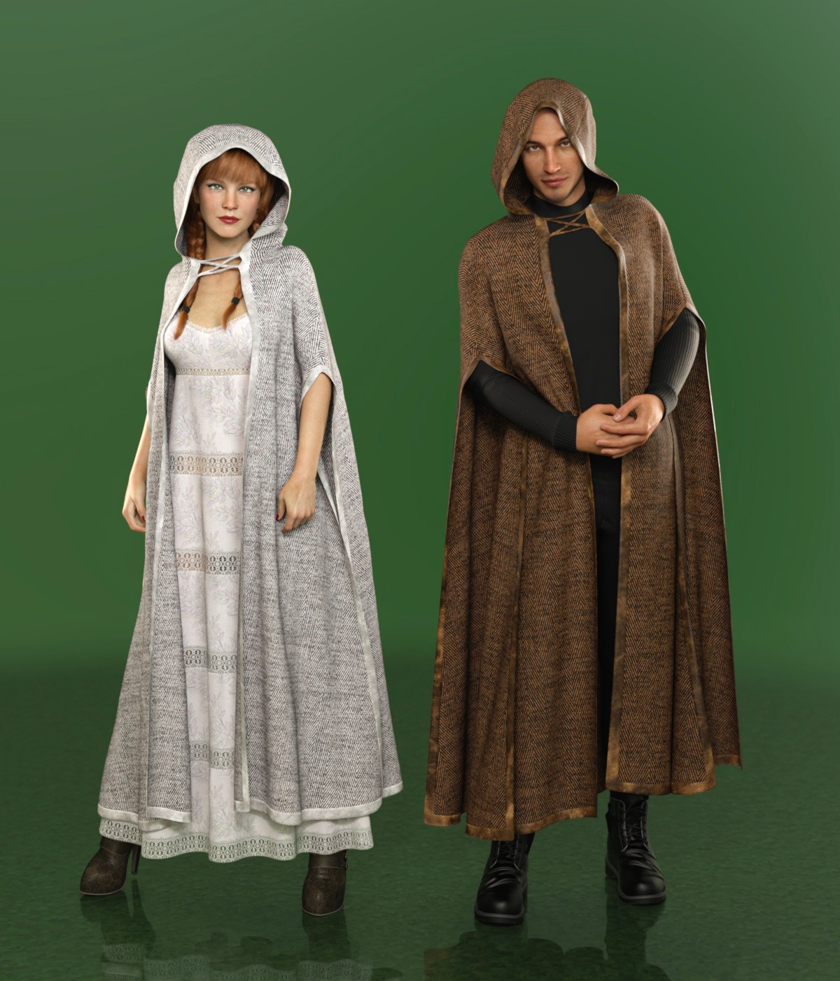 Traveller for FRQ dForce: Agile Cloak by N/A