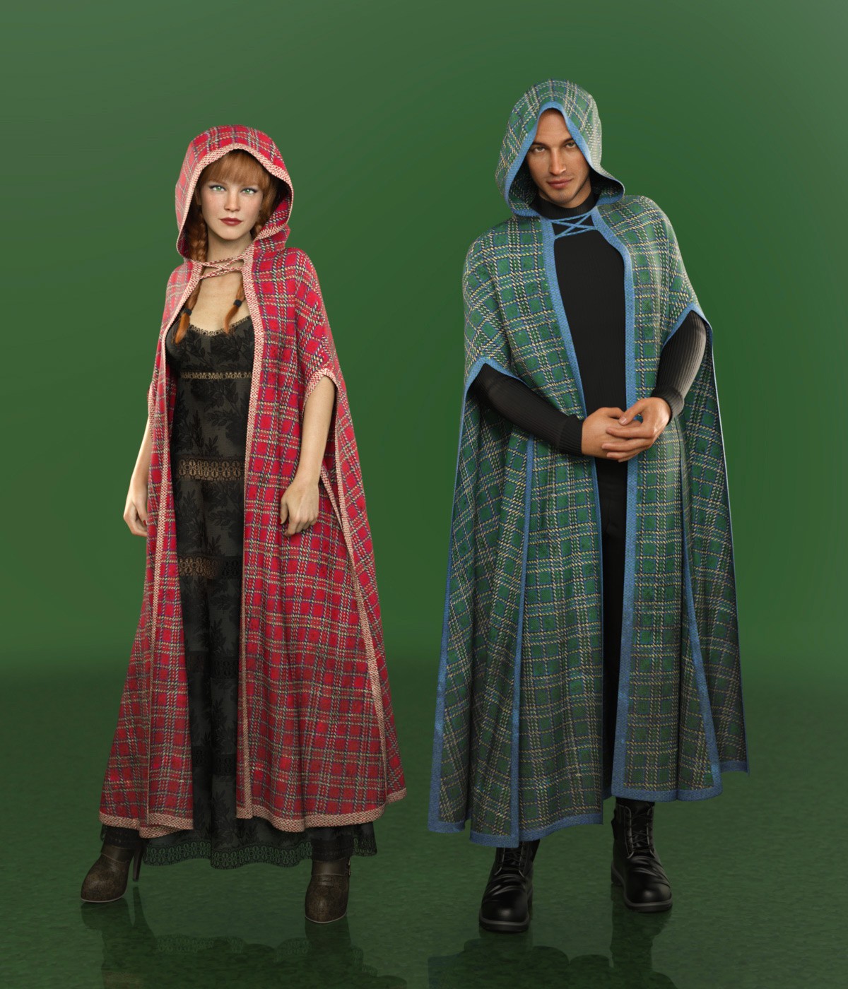 Traveller for FRQ dForce: Agile Cloak by N/A