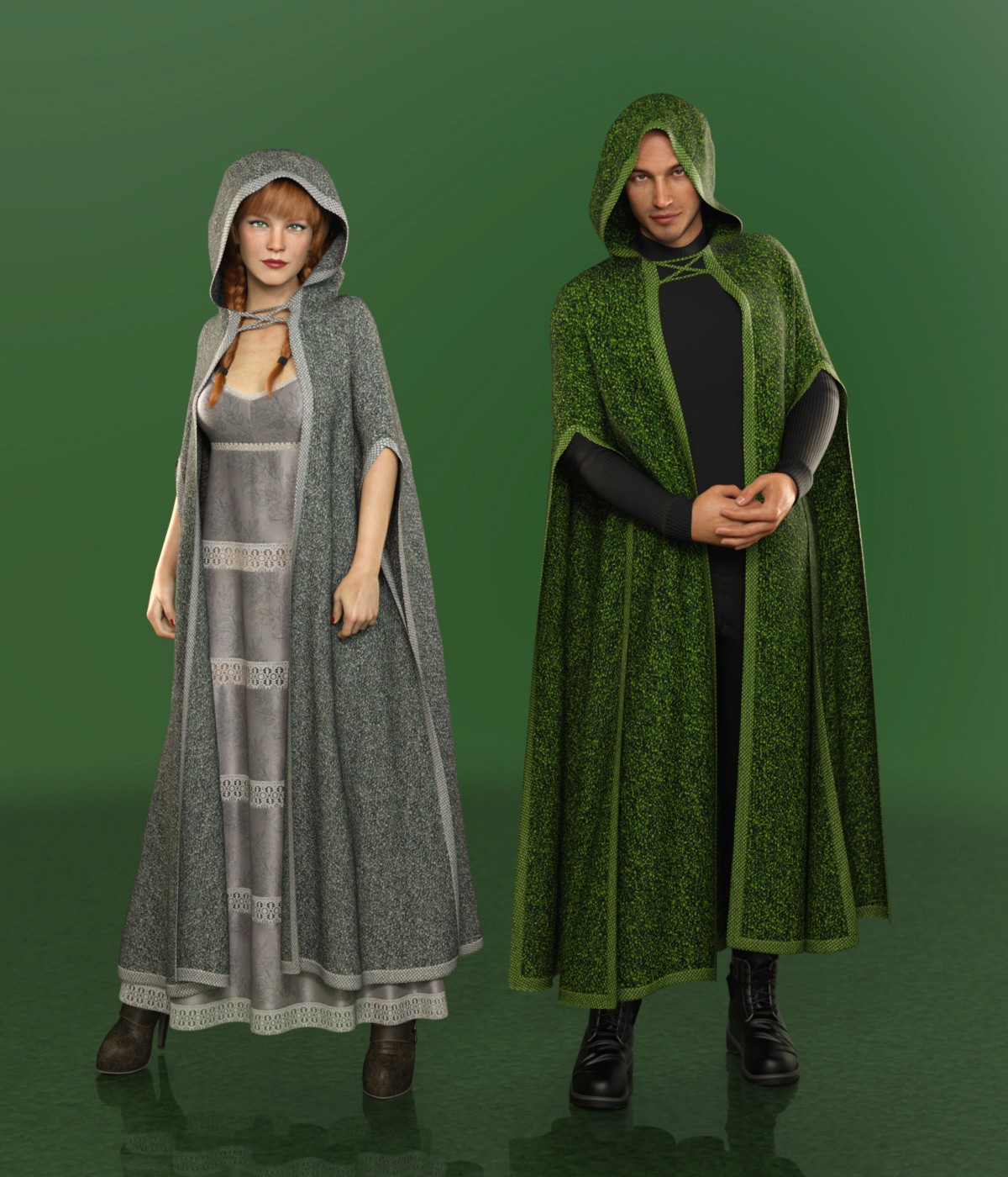 Traveller for FRQ dForce: Agile Cloak by N/A