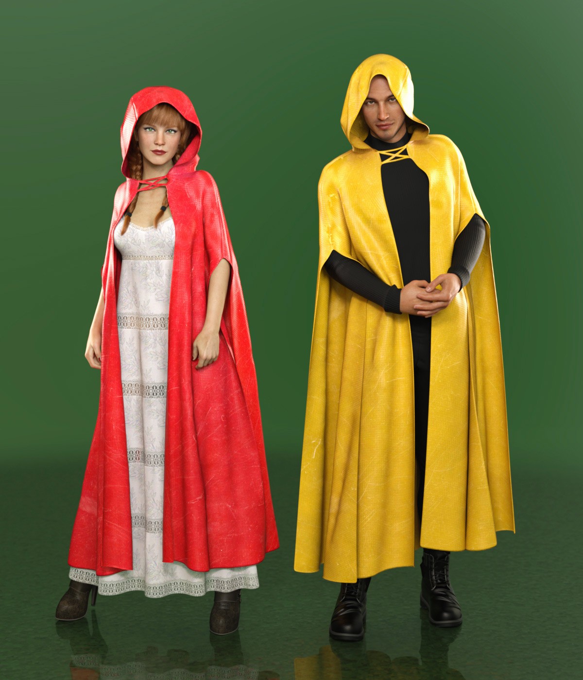 Traveller for FRQ dForce: Agile Cloak by N/A