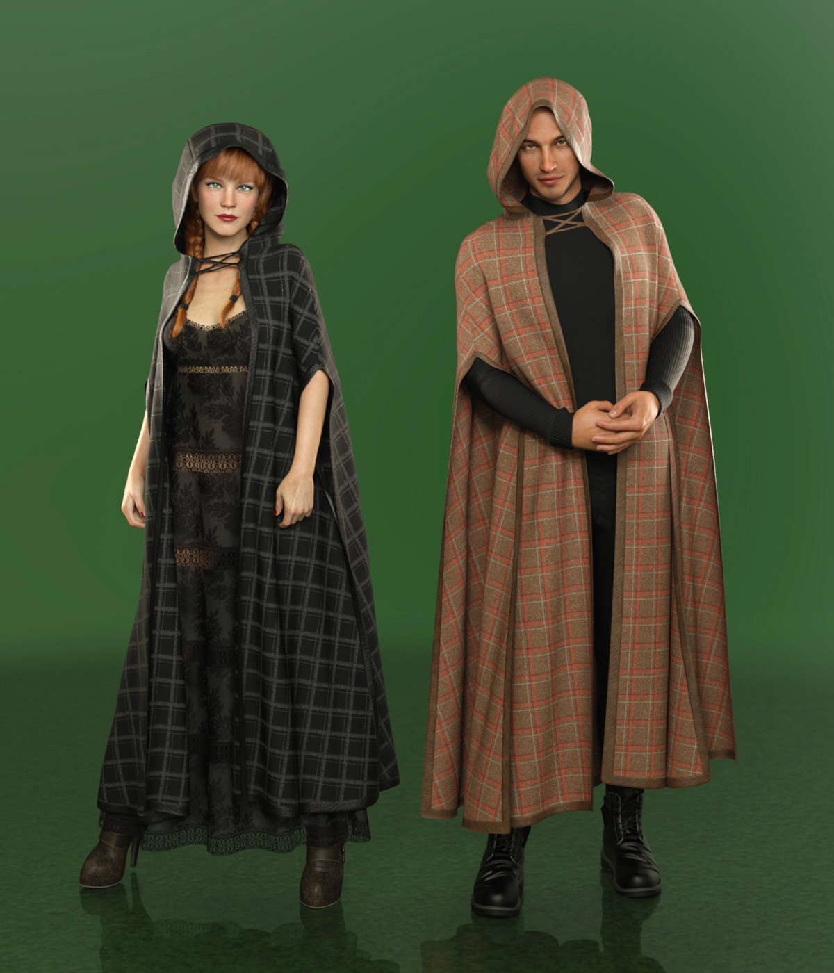 Traveller for FRQ dForce: Agile Cloak by N/A