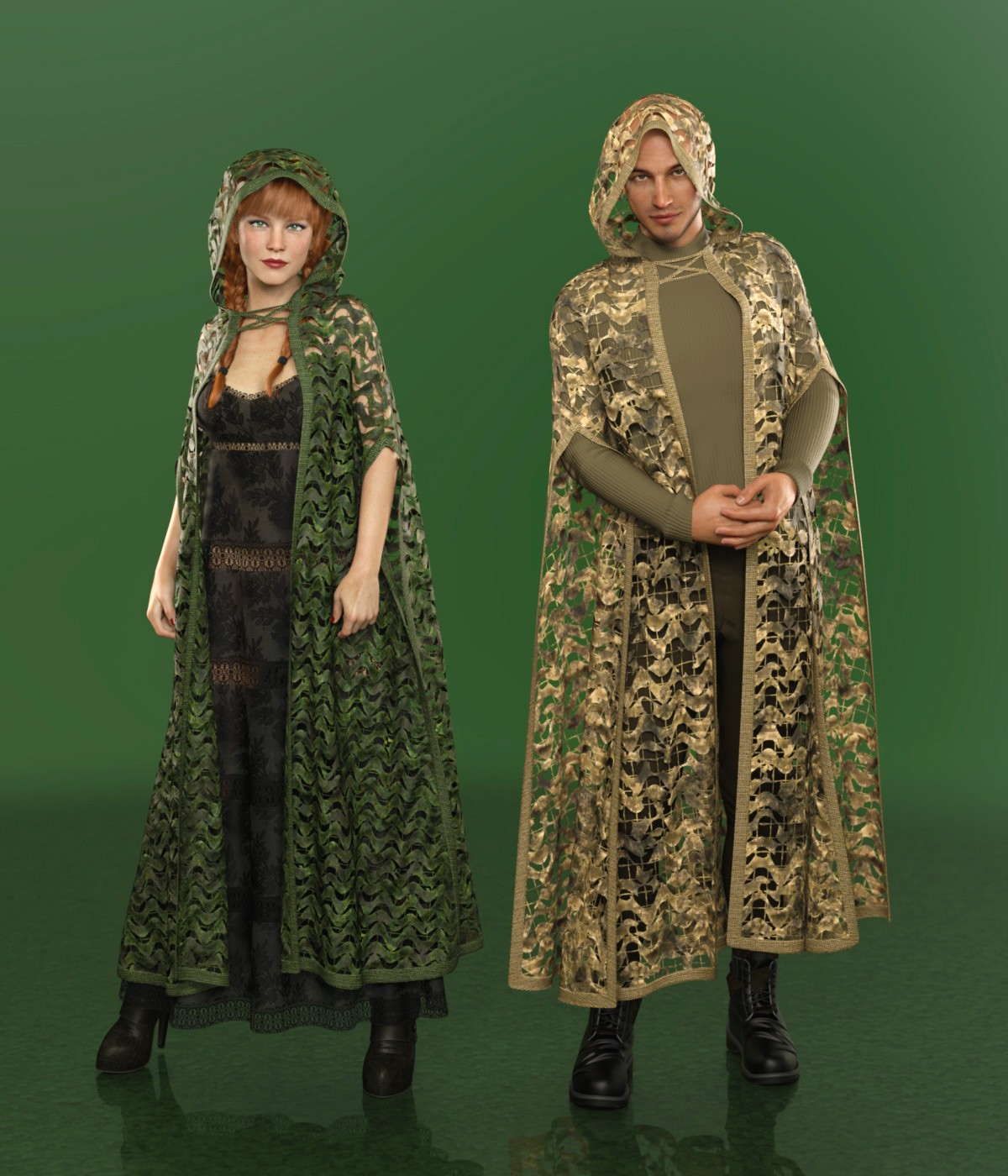 Traveller for FRQ dForce: Agile Cloak by N/A