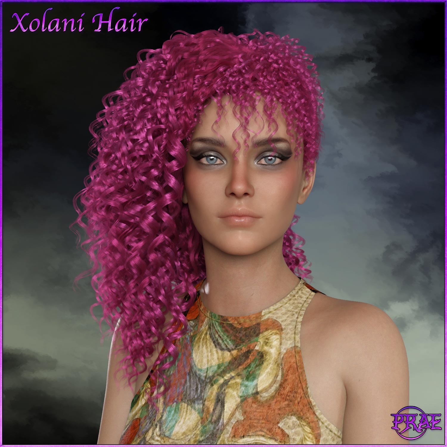 Prae-Xolani Hair For G8 G9 Daz by N/A