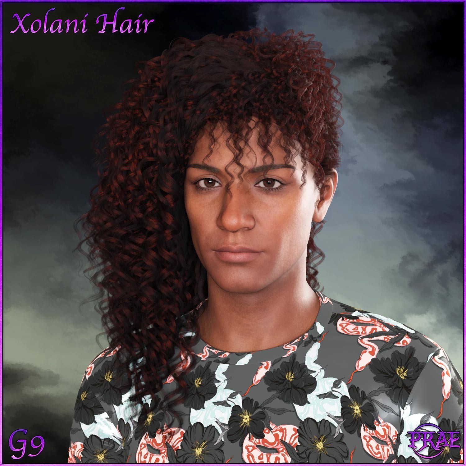 Prae-Xolani Hair For G8 G9 Daz by N/A