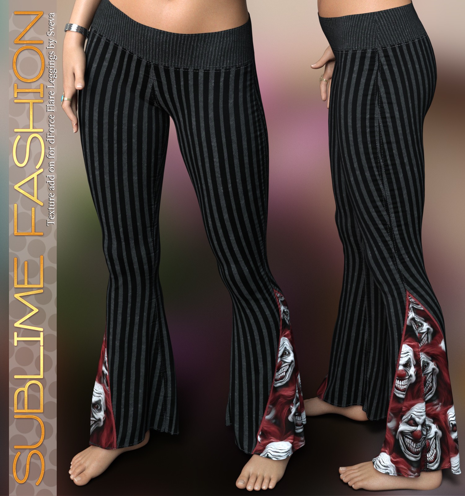 Sublime Fashion for dForce Flare Leggings G8G8.1F by Sveva by N/A