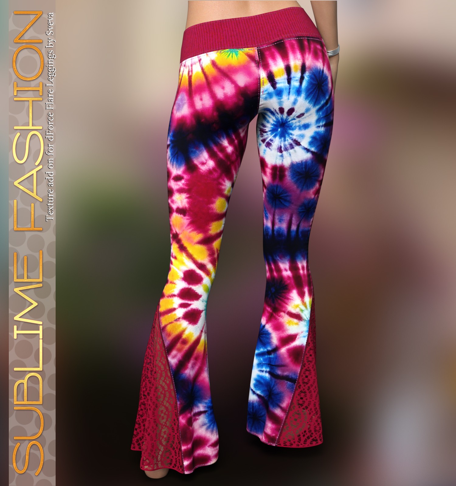 Sublime Fashion for dForce Flare Leggings G8G8.1F by Sveva by N/A