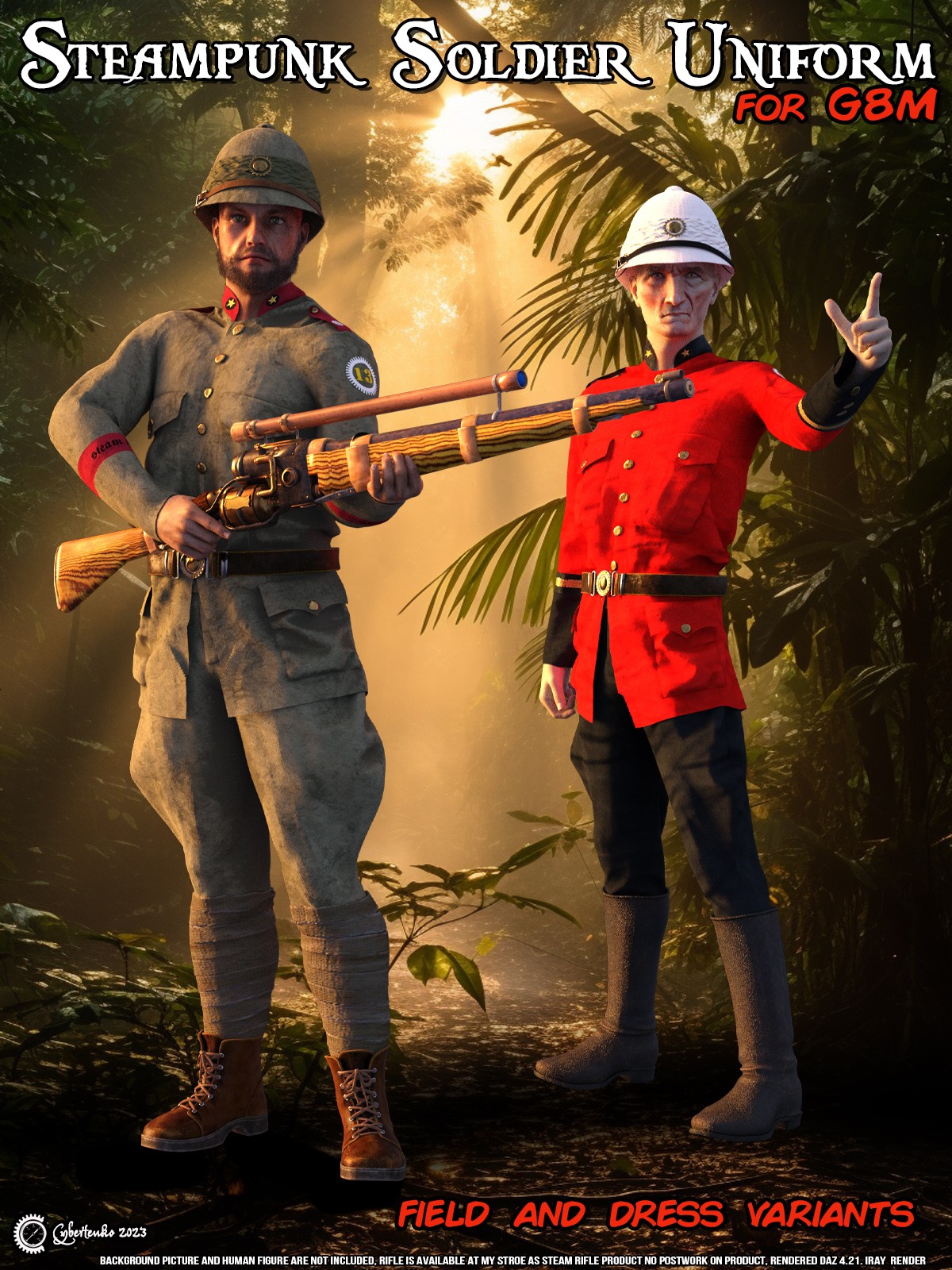 Steampunk Soldier Uniform for G8M by N/A