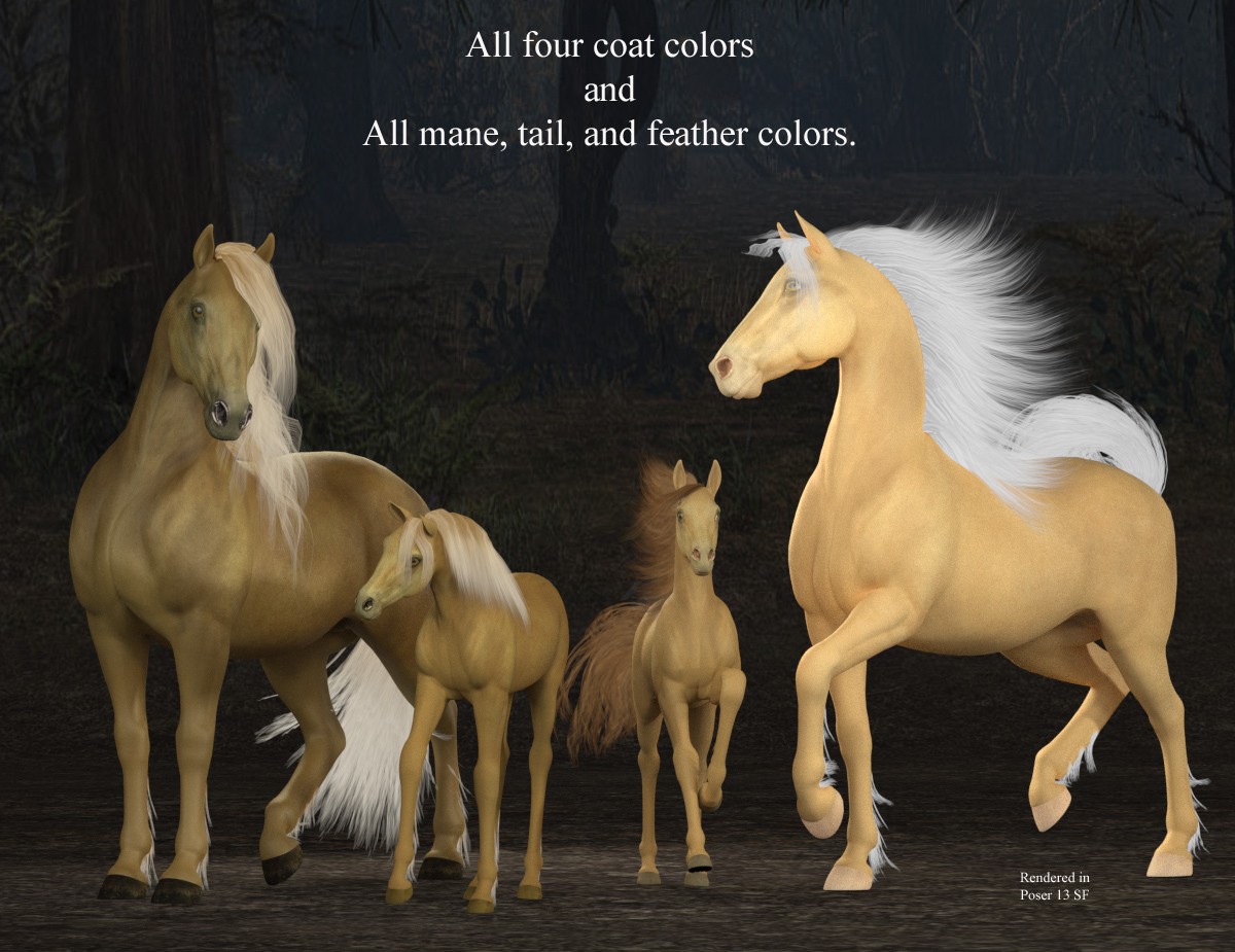FLRD-GoldenHues for the HW Horse by N/A