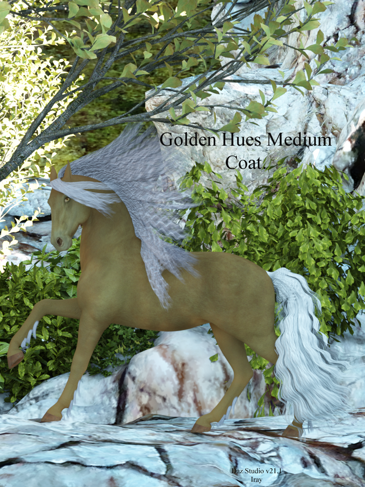 FLRD-GoldenHues for the HW Horse by N/A